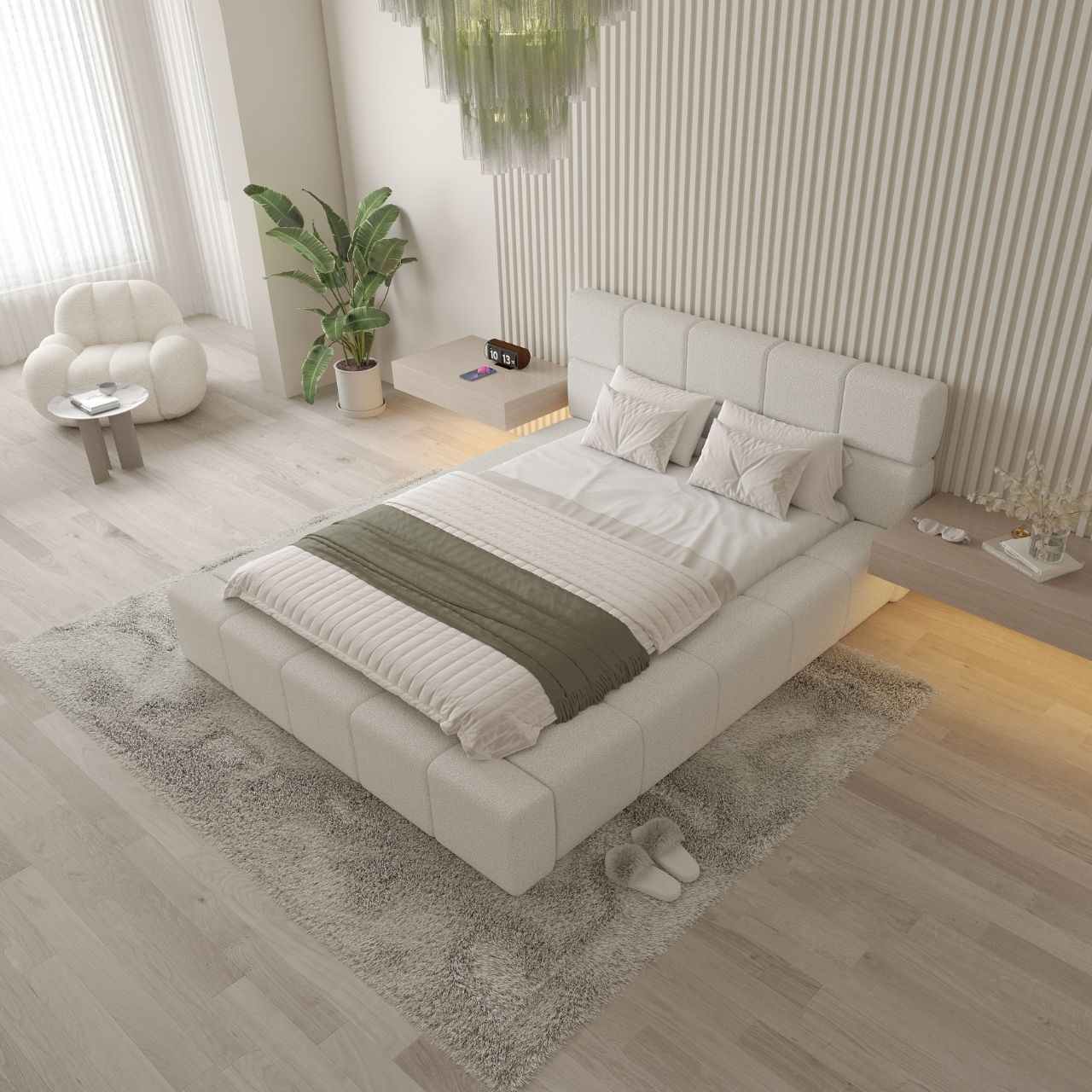 Amsterdam Haven Polsteroptik Wasserbett