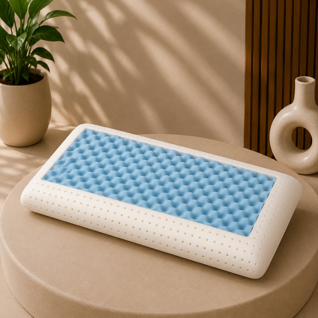 Future Gel-Kissen OCEANDREAMS — kühlende Geltechnologie, ergonomisch, Made in Germany, 62x31x10cm