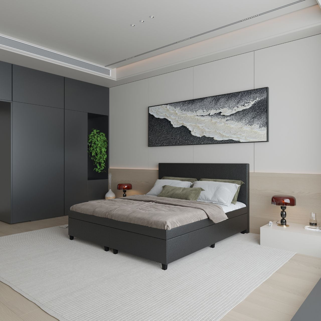 Stockholm Luxe Boxspringoptik Split Wasserbett