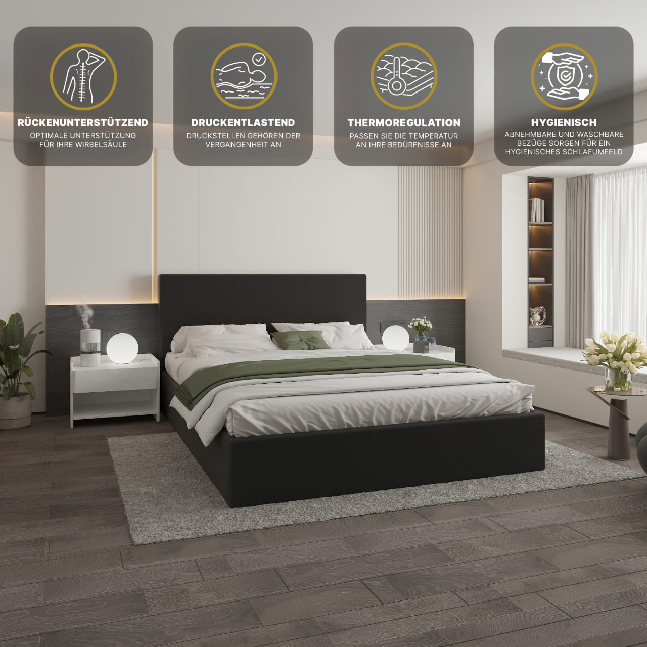 Dream Polsteroptik Wasserbett