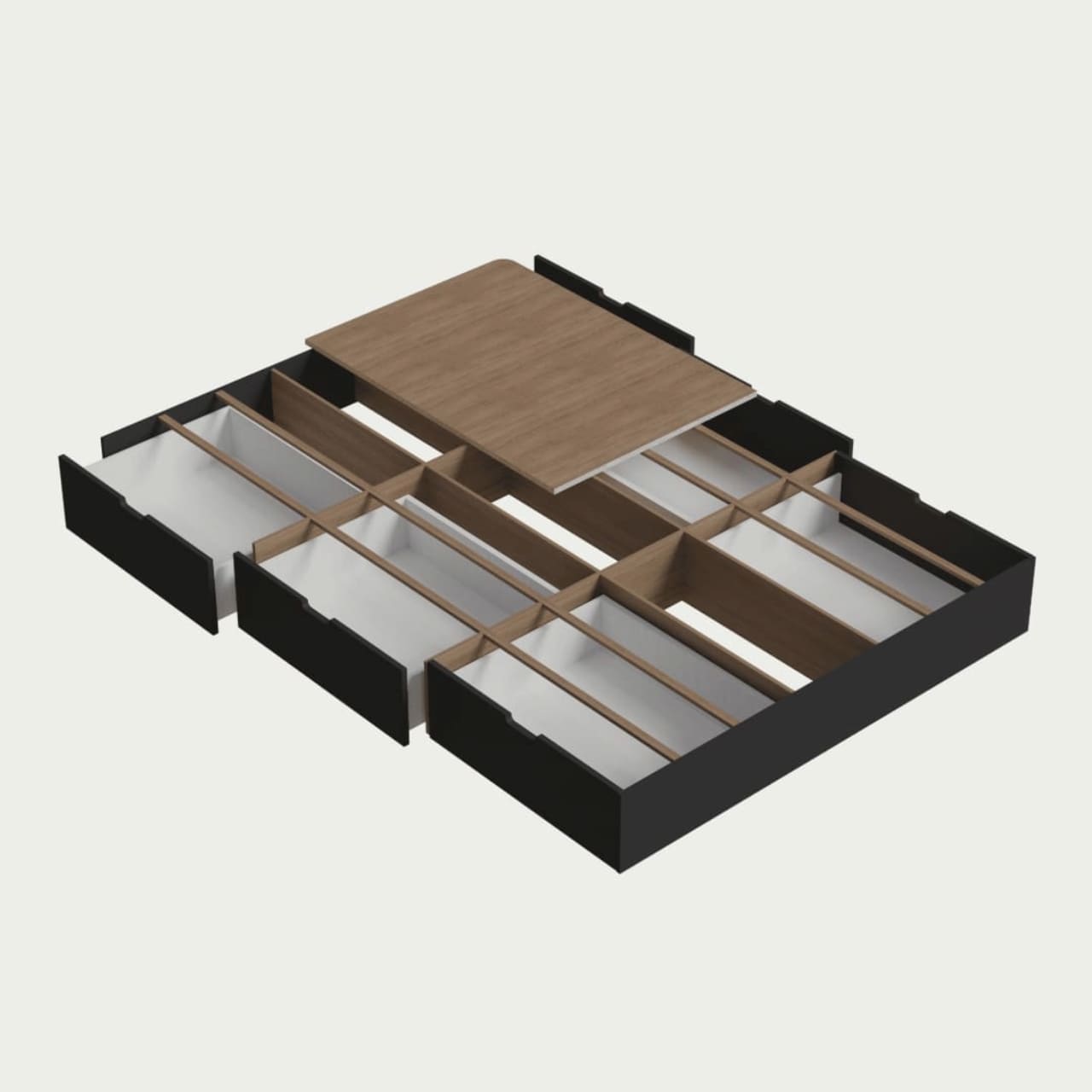 Wasserbett Schubladenpodest