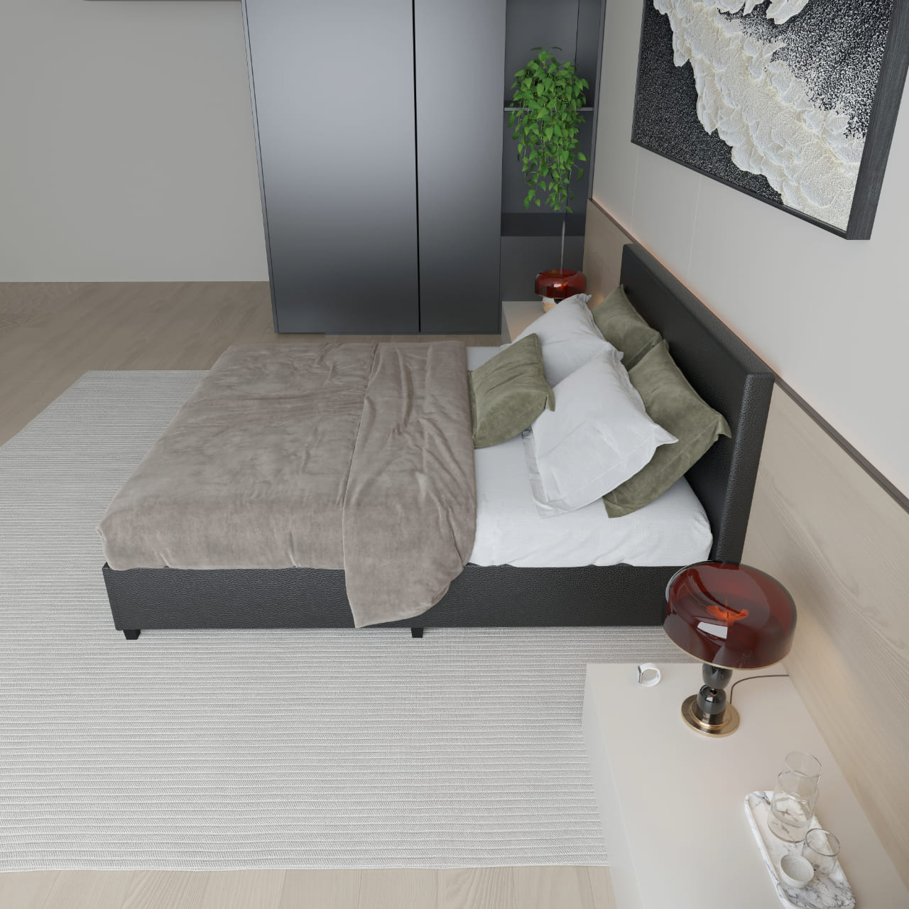 Vienna Loft Boxspringoptik Wasserbett