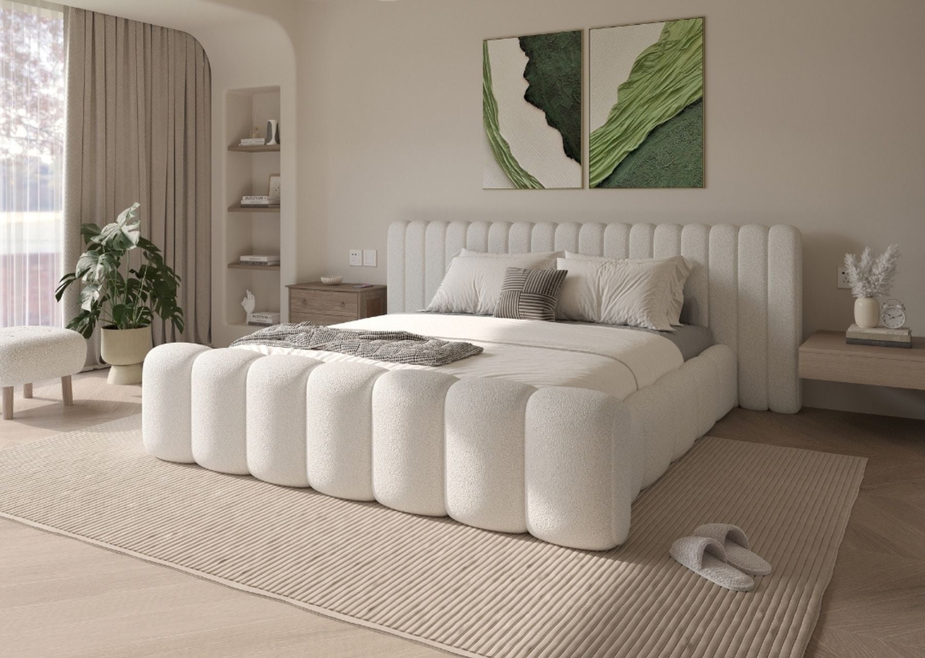 Wasserbetten in Polsteroptik