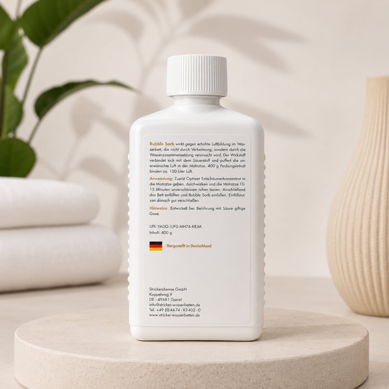 Wasserbett Luftbinder 400g