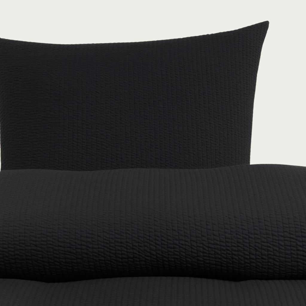 Janine Mako-Soft-Seersucker Bettwäsche - Piano