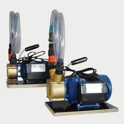 Wasserbett Pumpe zum entleeren, Adapter und Entlüftungspumpe in Blau | OCEANDREAMS