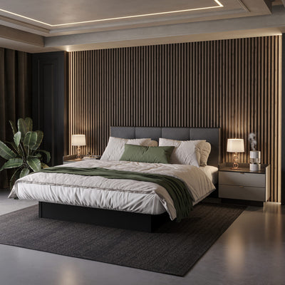 Klassisches Wasserbett OCEANDREAMS — Softside Wasserbett mit Kopfteil, individuell konfigurierbar, Lieferung & Montage deutschlandweit.