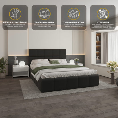 Saranda Polsteroptik Wasserbett