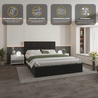 Vlora Polsteroptik Wasserbett