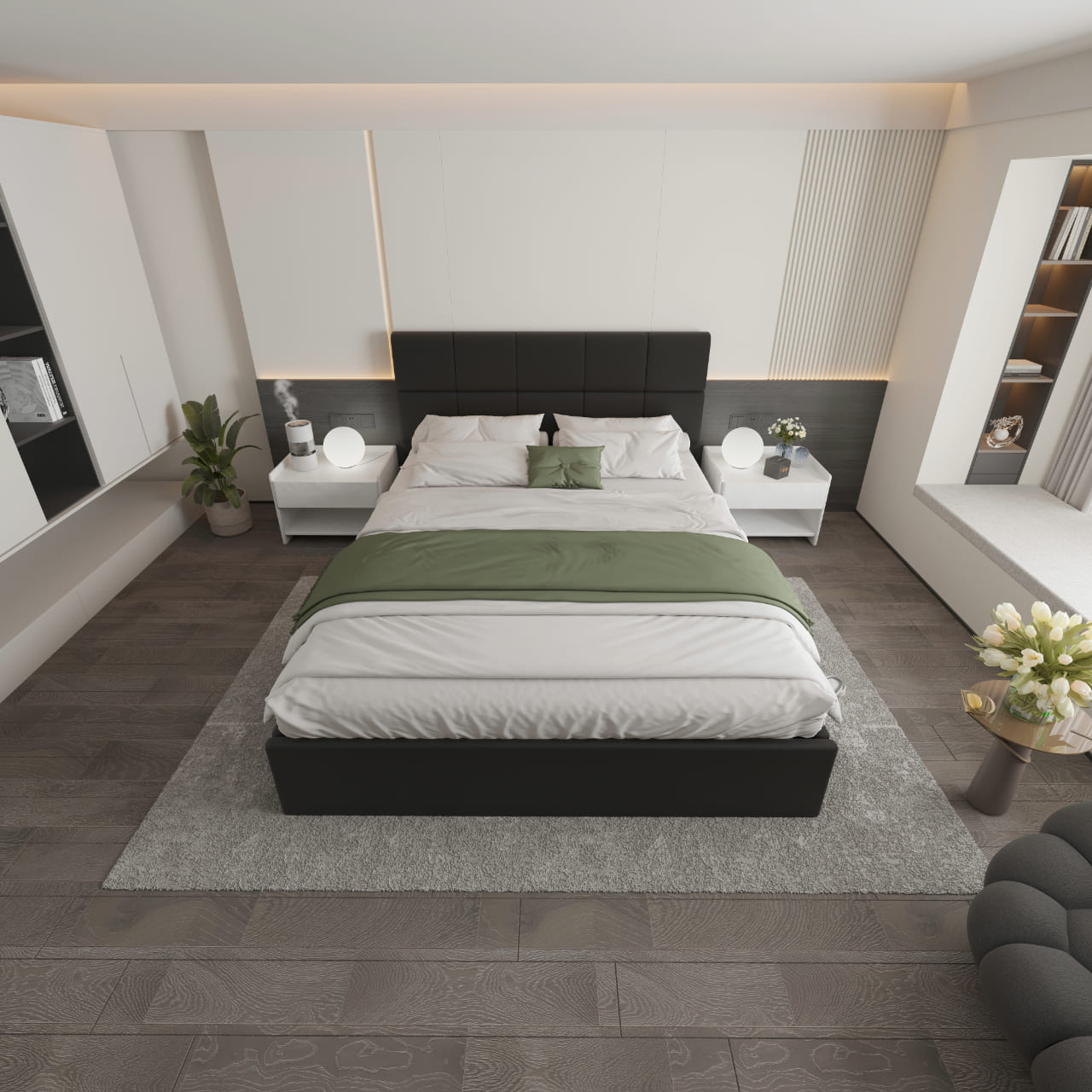 Vlora Polsteroptik Wasserbett