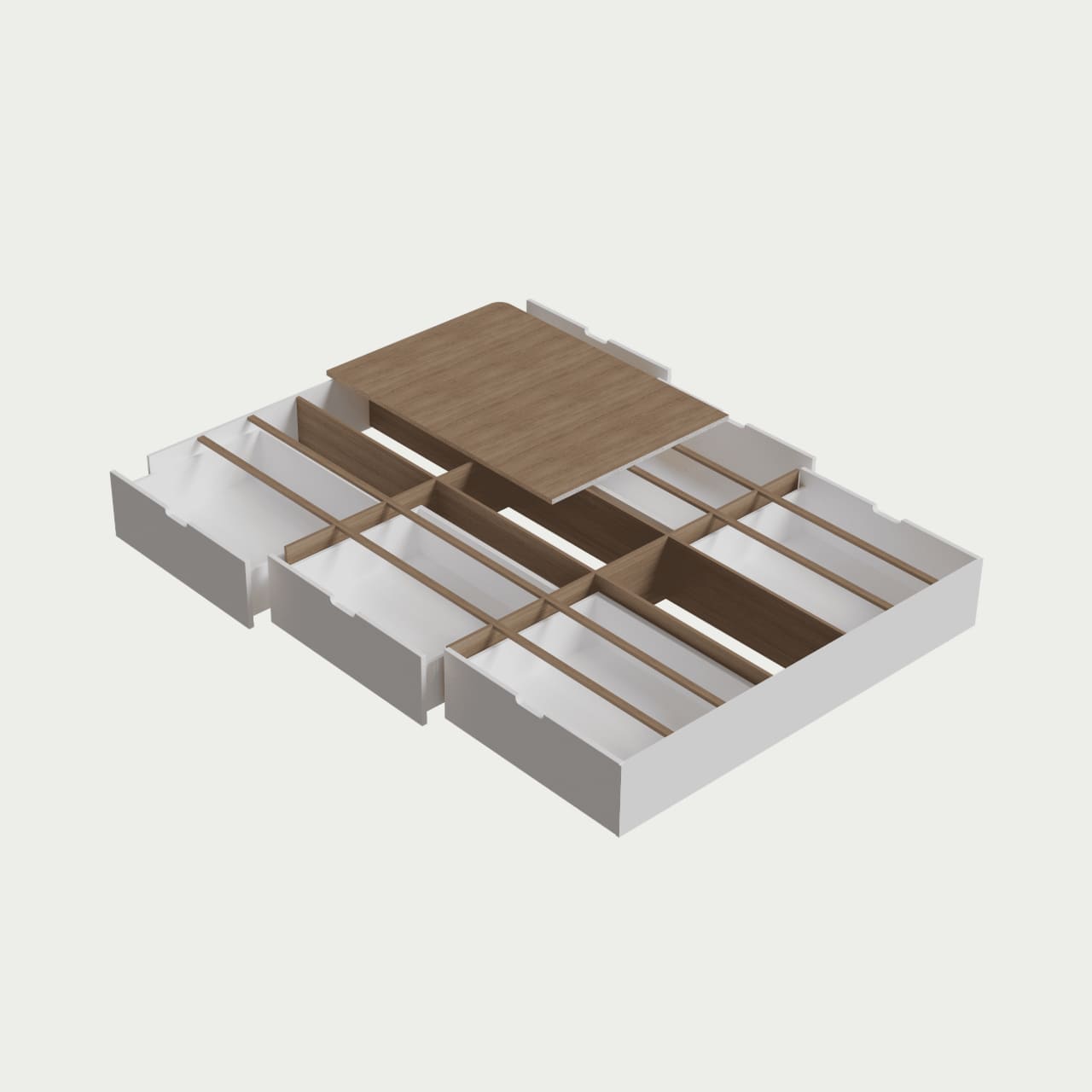 Wasserbett Schubladenpodest