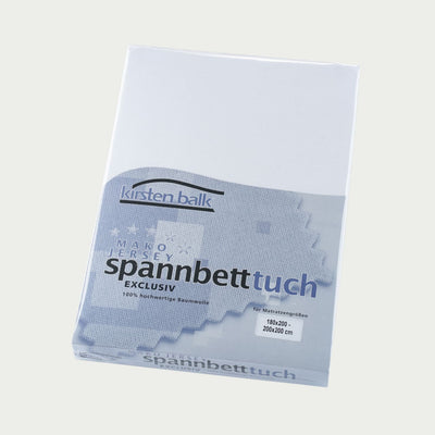 Kirsten Balk Spannbetttuch 100% Baumwolle für Wasserbetten – 150g/m² Jersey Exklusiv