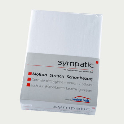 Kirsten Balk Molton Schutzbezug für Wasserbetten – 260g/m² Frottee mit Rundum-Gummizug