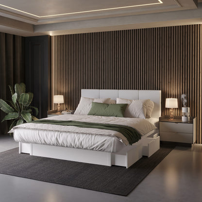 Klassisches Wasserbett mit Stauraum