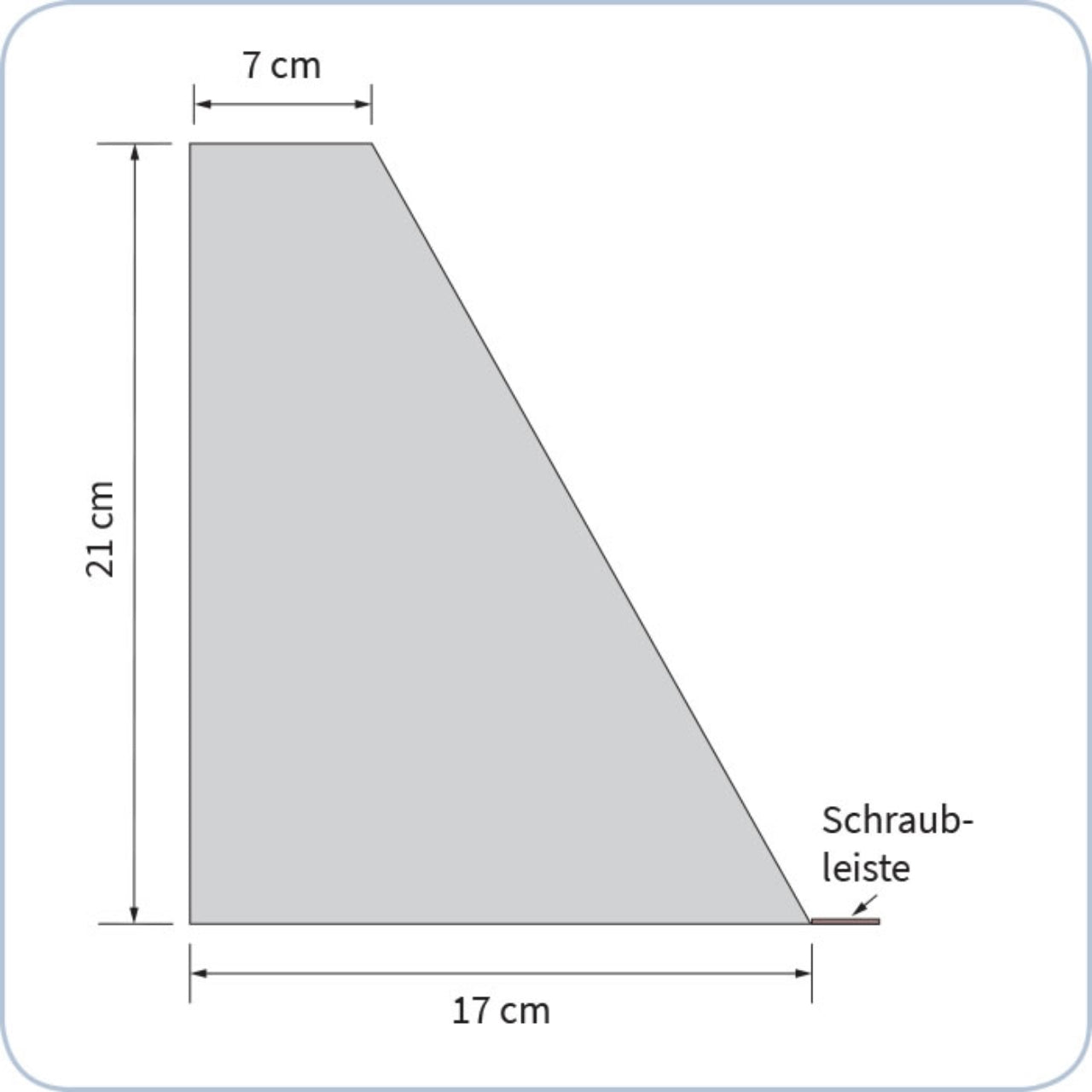 Klassischer Schaumrahmen
